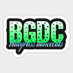 BGDC Star Logo (Green & Blue) Sticker